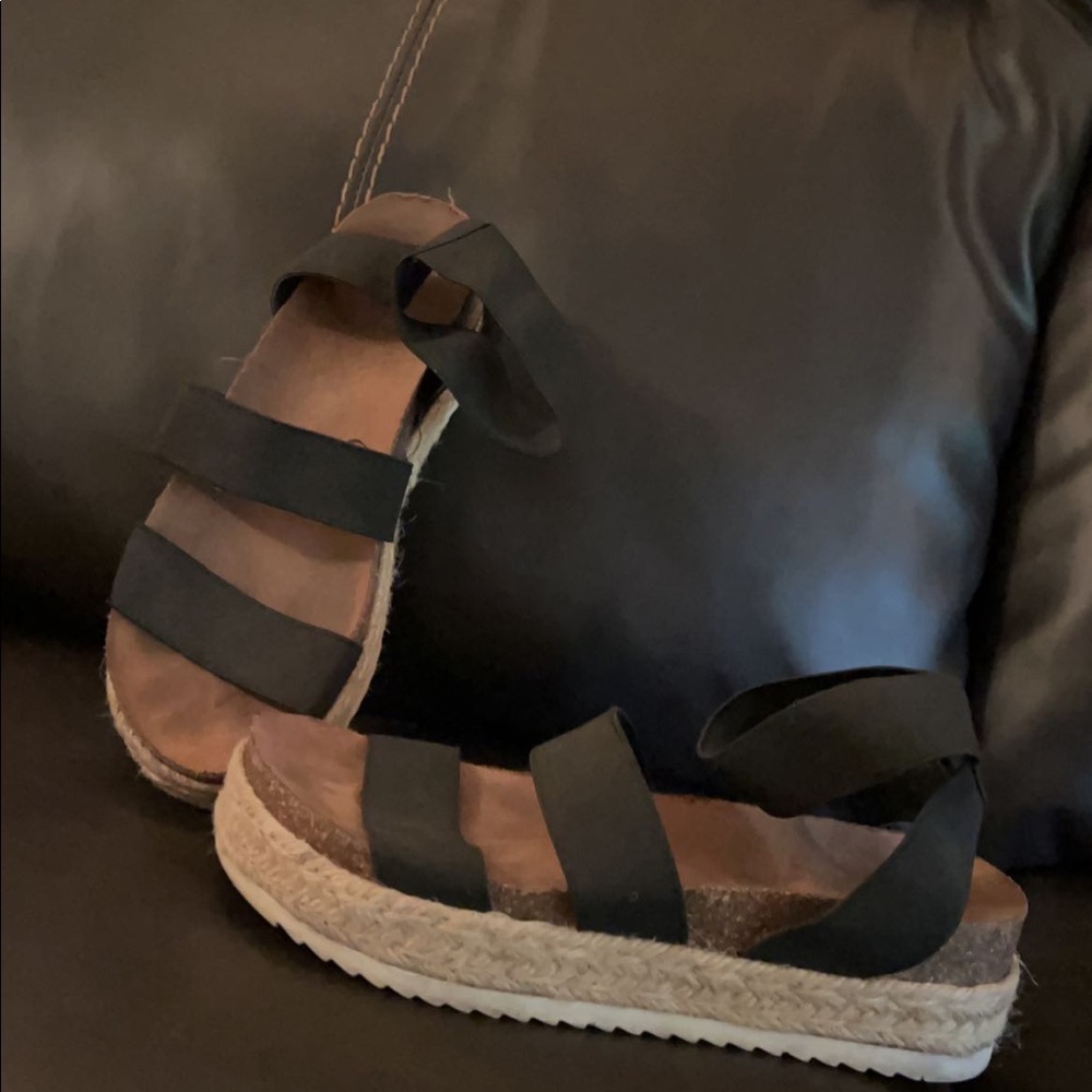 Madden Girl sandal platforms
